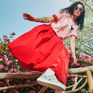 disney minnie mouse print wendy grey/multi