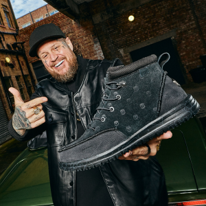 jelly roll bradley suede black/black oyster