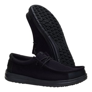 wally work ce slip resistant black